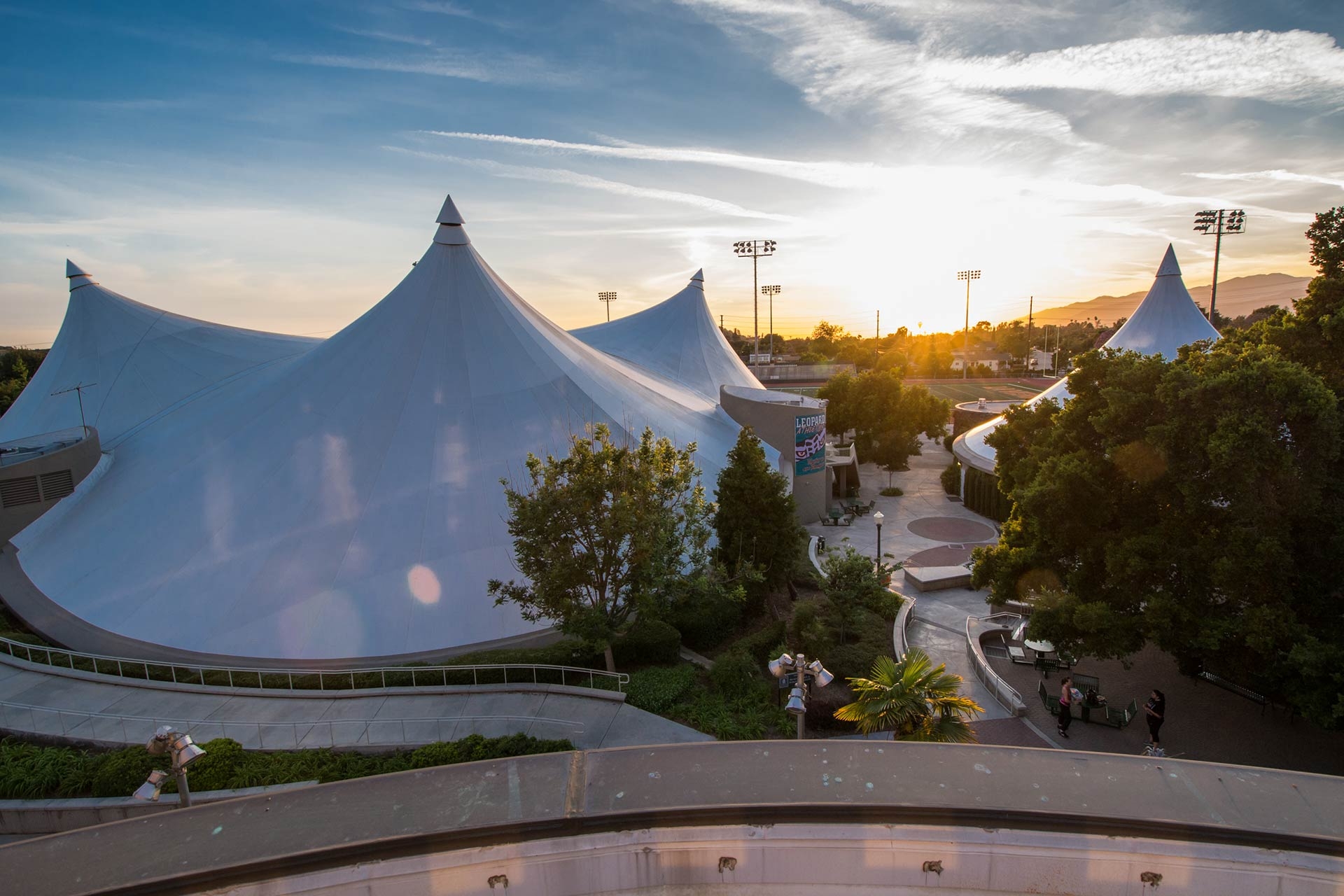 University of La Verne Athletic Pavilion - the Tents